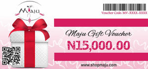
            
                Load image into Gallery viewer, MAJU N15,000 GIFT VOUCHER
            
        